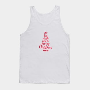 Christmas card, Christmas tree Tank Top